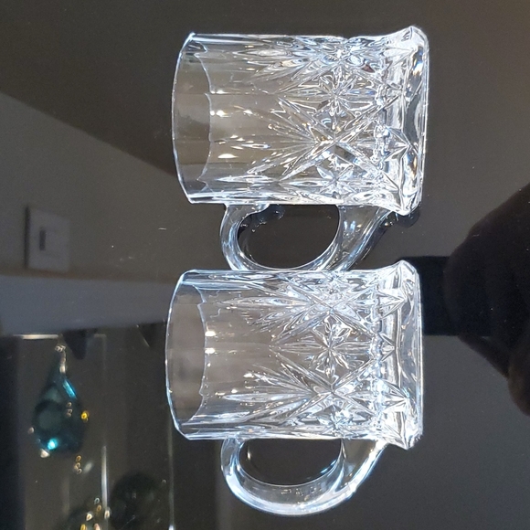 Vintage Dining Vintage Lead Crystal Mugs Poshmark